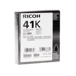 CARTUCCIA ORIGINALE INCHIOSTRO PIGMENTATO RICOH 405761 GC41K GC-41K Aficio SG2100 NERO