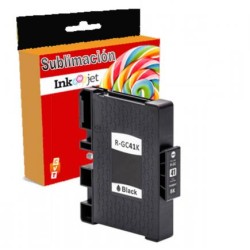 CARTUCCIA COMPATIBILE SUBLIMAZIONE RICOH 405765 GC41KL GC-41KL Aficio SG2100 NERO
