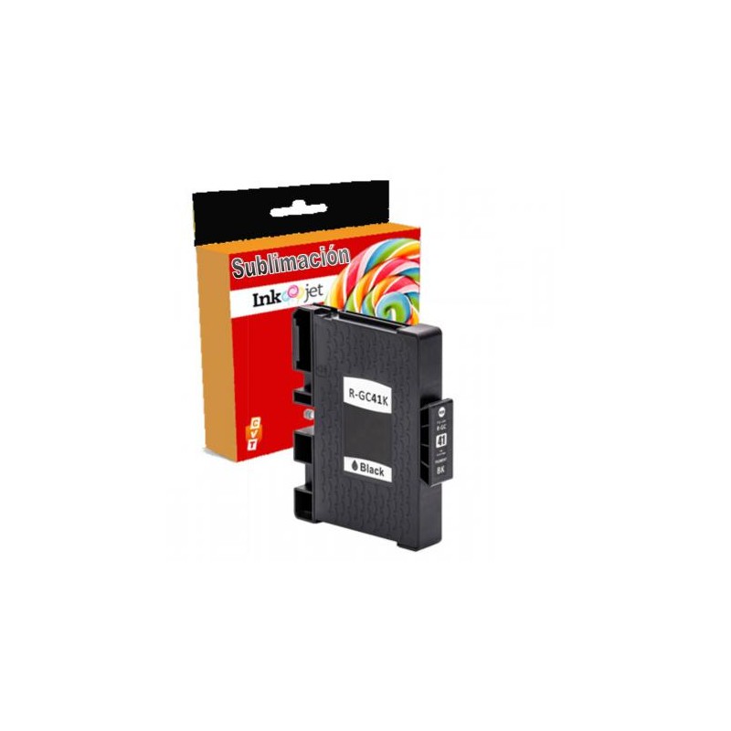 CARTUCCIA COMPATIBILE SUBLIMAZIONE RICOH 405765 GC41KL GC-41KL Aficio SG2100 NERO
