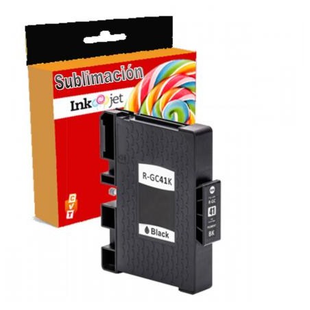CARTUCCIA COMPATIBILE SUBLIMAZIONE RICOH 405765 GC41KL GC-41KL Aficio SG2100 NERO