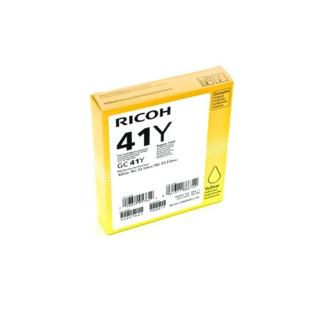 CARTUCCIA ORIGINALE INCHIOSTRO PIGMENTATO RICOH 405764 GC-41Y Aficio SG2100 GIALLO