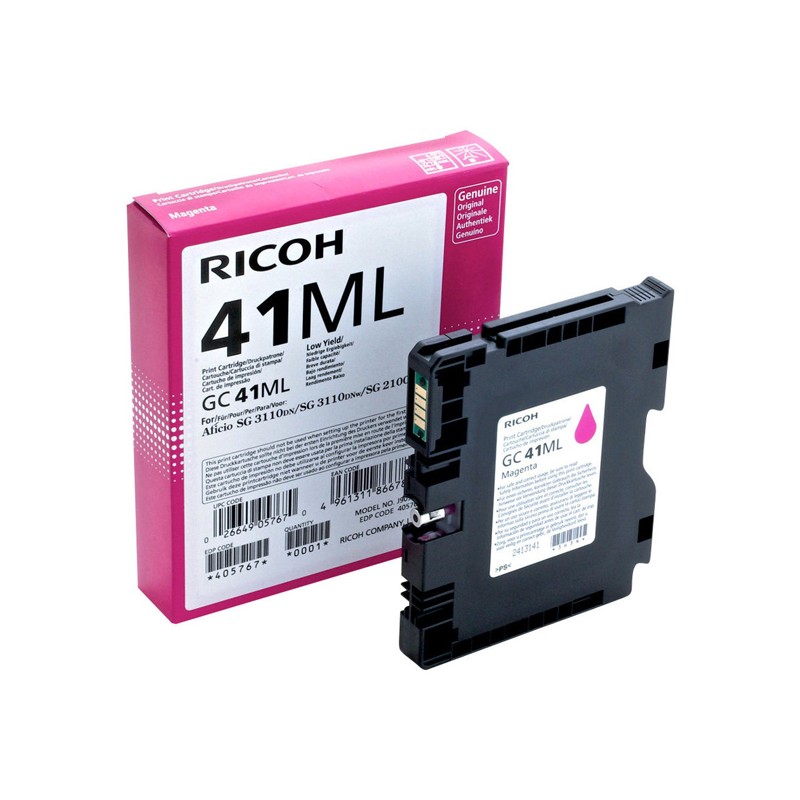 CARTUCCIA ORIGINALE SUBLIMAZIONE RICOH 405767 GC-41ML GC41ML Aficio SG2100 MAGENTA