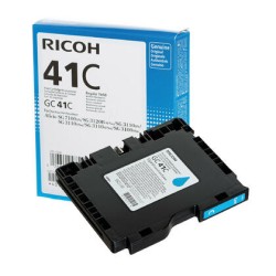 CARTUCCIA ORIGINALE INCHIOSTRO PIGMENTATO RICOH 405762 GC-41C GC41C Aficio SG2100 CIANO