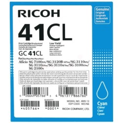 CARTUCCIA ORIGINALE SUBLIMAZIONE RICOH 405766 GC-41CL GC41CL Aficio SG2100 CIANO