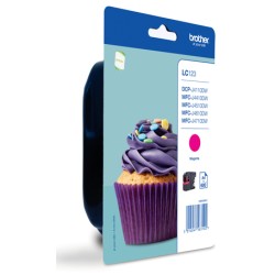 CARTUCCIA ORIGINALE BROTHER LC123MBP MAGENTA LC-123M DCP-J 4110