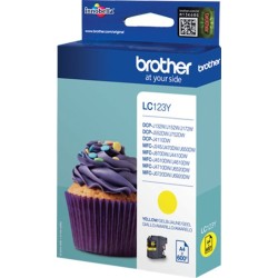CARTUCCIA ORIGINALE BROTHER LC123YBP LC-123Y GIALLO DCP-J 4110