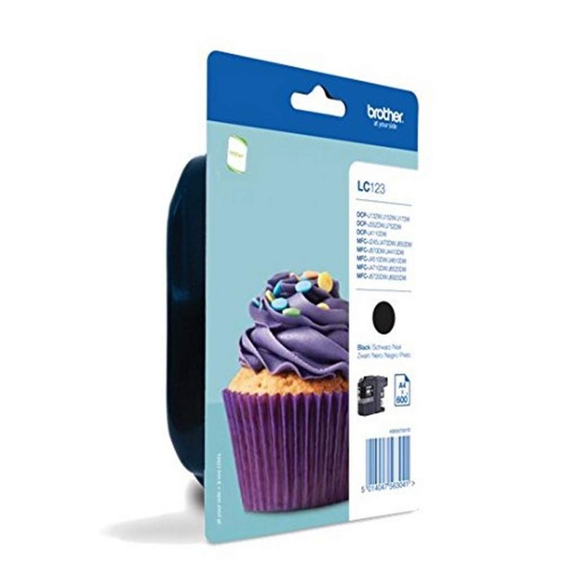 CARTUCCIA ORIGINALE BROTHER DCP-J 4110 LC-123XL LC123BKBP NERO