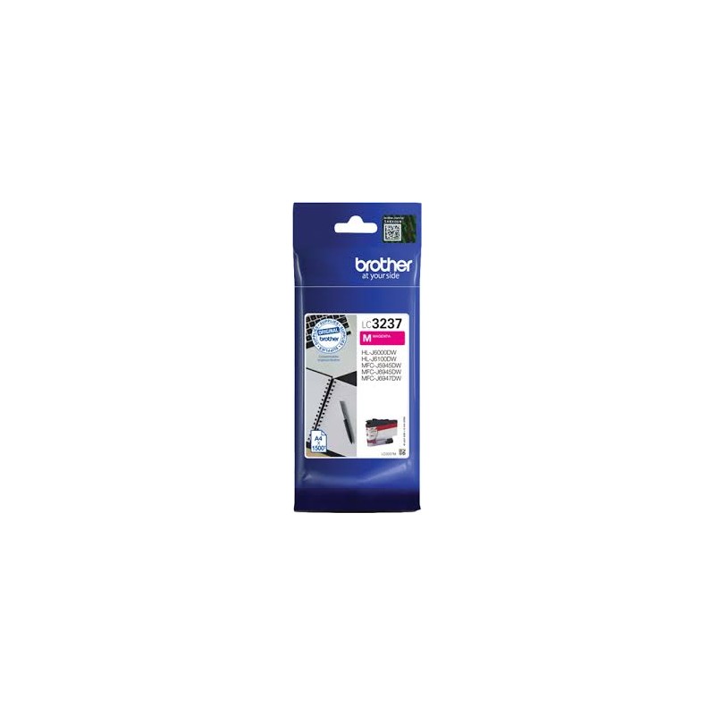 CARTUCCIA ORIGINALE BROTHER LC3237M LC-3237M MAGENTA MFC-J6945DW 1.5K