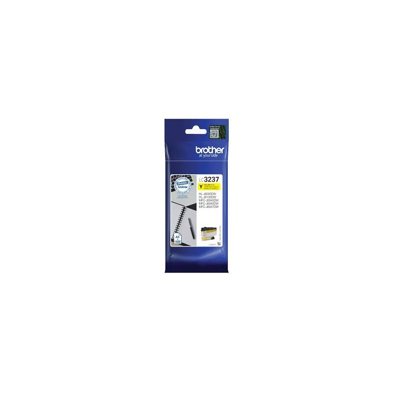 CARTUCCIA ORIGINALE BROTHER LC3237Y LC-3237Y GIALLO MFC-J6945DW 1.5K