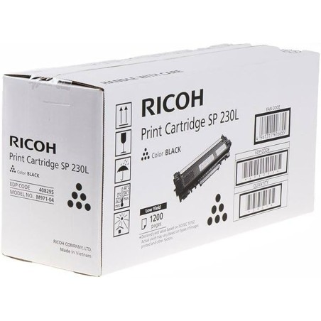 TONER ORIGINALE RICOH 408295 SP230L SP230L 1.2K NERO
