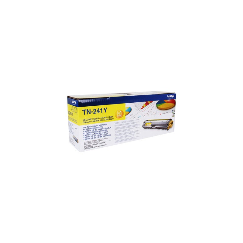 TONER ORIGINALE BROTHER HL 3140 MFC-9130 TN-241Y TN241Y GIALLO