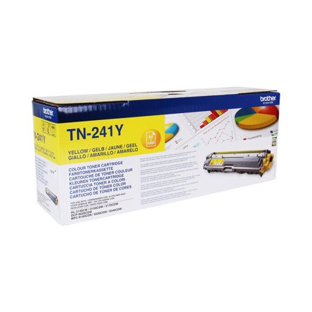 TONER ORIGINALE BROTHER HL 3140 MFC-9130 TN-241Y TN241Y GIALLO