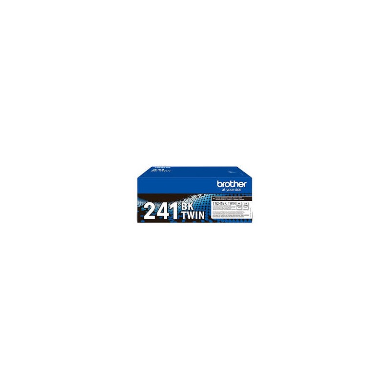 BIPACK TONER ORIGINALE BROTHER HL 3140 DCP 9020 NERO TN-241BK TN241BKTWIN