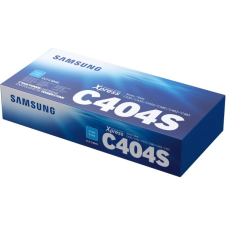 TONER ORIGINALE SAMSUNG CLT-C404S Xpress C430 C480 CIANO 1K ST966A