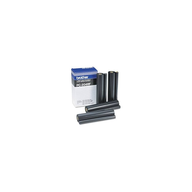 NASTRO ROTOLO TRASFERIMENTO TERMICO ORIGINALE BROTHER PC204rRF 04PEZZI