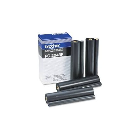 NASTRO ROTOLO TRASFERIMENTO TERMICO ORIGINALE BROTHER PC204rRF 04PEZZI