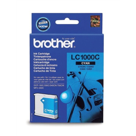 CARTUCCIA ORIGINALE BROTHER LC1000C LC-1000C DCP-130C CIANO 400copie