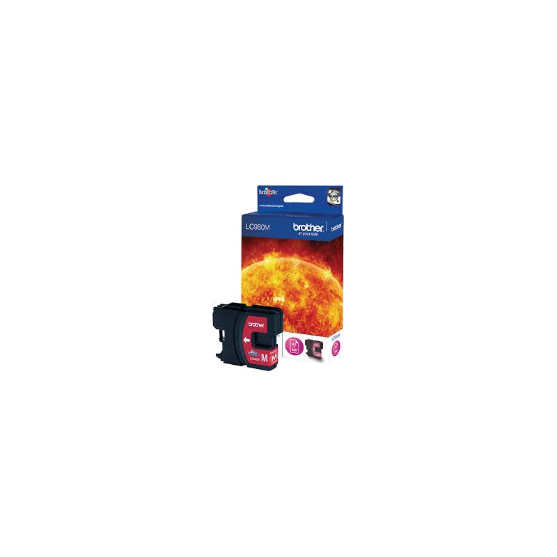 CARTUCCIA ORIGINALE BROTHER DCP 145C MFC 290C MFC 250C LC-980M MAGENTA