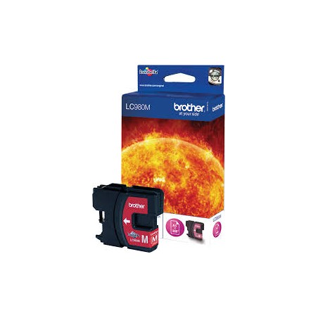 CARTUCCIA ORIGINALE BROTHER DCP 145C MFC 290C MFC 250C LC-980M MAGENTA