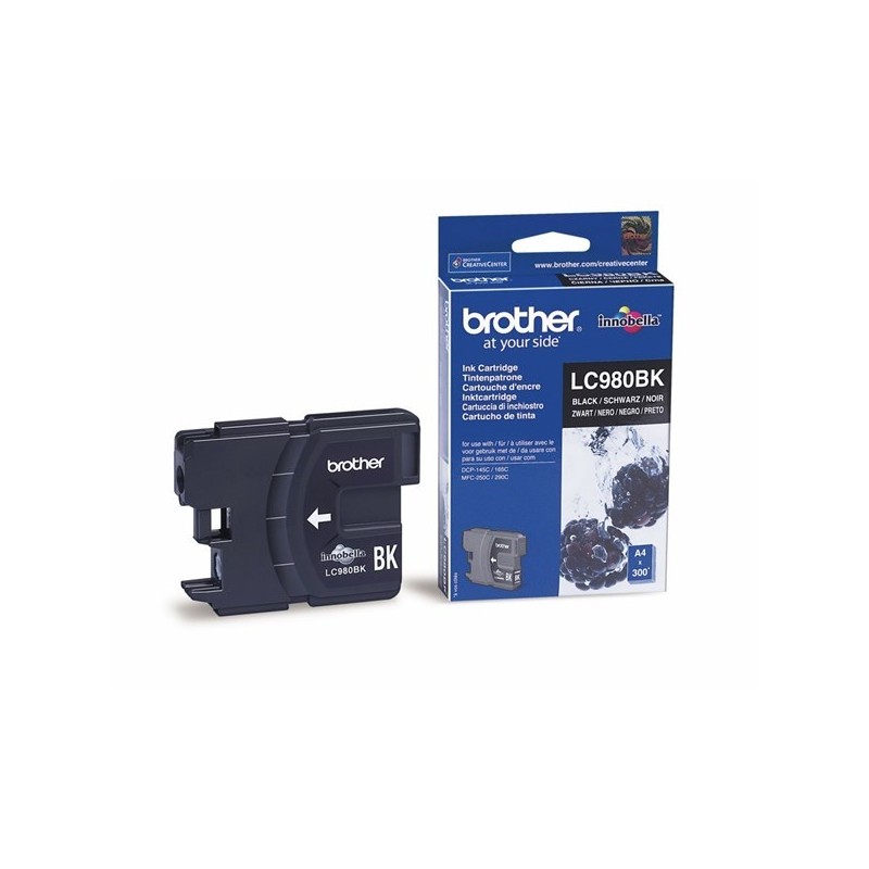 CARTUCCIA ORIGINALE BROTHER DCP 145C MFC 290C MFC 250C LC-980BK NERO