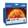 MULTIPACK 04 CARTUCCIA ORIGINALE BROTHER LC-980 BK C M Y MFC 290C Dcp585Cw