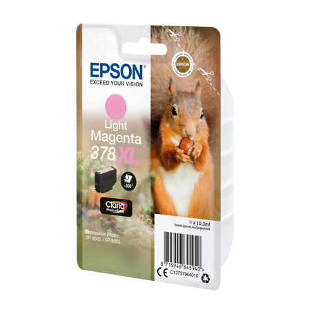 CARTUCCIA ORIGINALE EPSON C13T37964010 378XL LIGHT MAGENTA Photo HD XP-15000 T3796