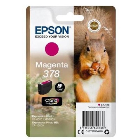 CARTUCCIA ORIGINALE EPSON C13T37834010 378 MAGENTA XP-15000 T3783