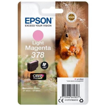 CARTUCCIA ORIGINALE EPSON C13T37864010 378 LIGHT MAGENTA XP-15000 T3786