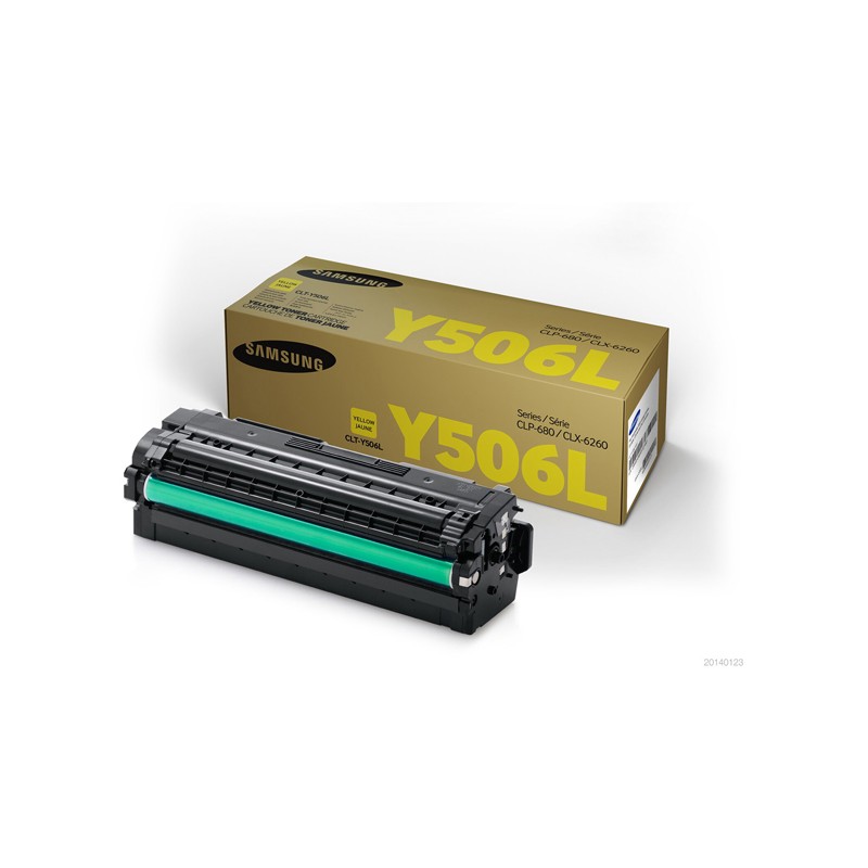 TONER ORIGINALE SAMSUNG CLP 680 CLX6260 CLT-Y506L GIALLO SU515A