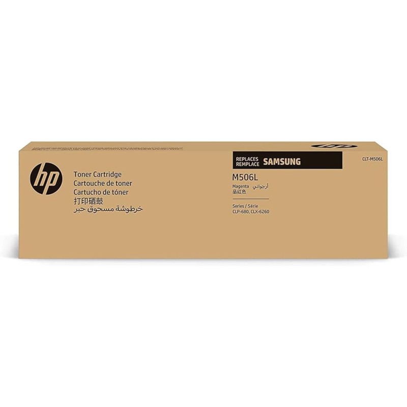 TONER ORIGINALE SAMSUNG CLP 680 CLX6260 CLT-M506L MAGENTA SU305A
