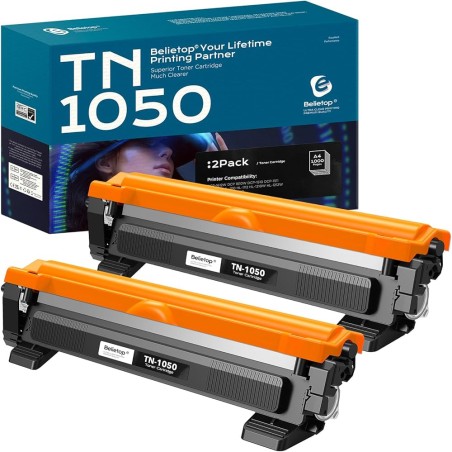 BIPACK TONER COMPATIBILE BROTHER TN-1050 MFC 1810 HL 1110 TN1050 NERO TN-1050 MFC 1910W