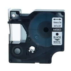 NASTRO ETICHETTE COMPATIBILE D1 45803 S0720830 larghezza 19 mm x 7 metri