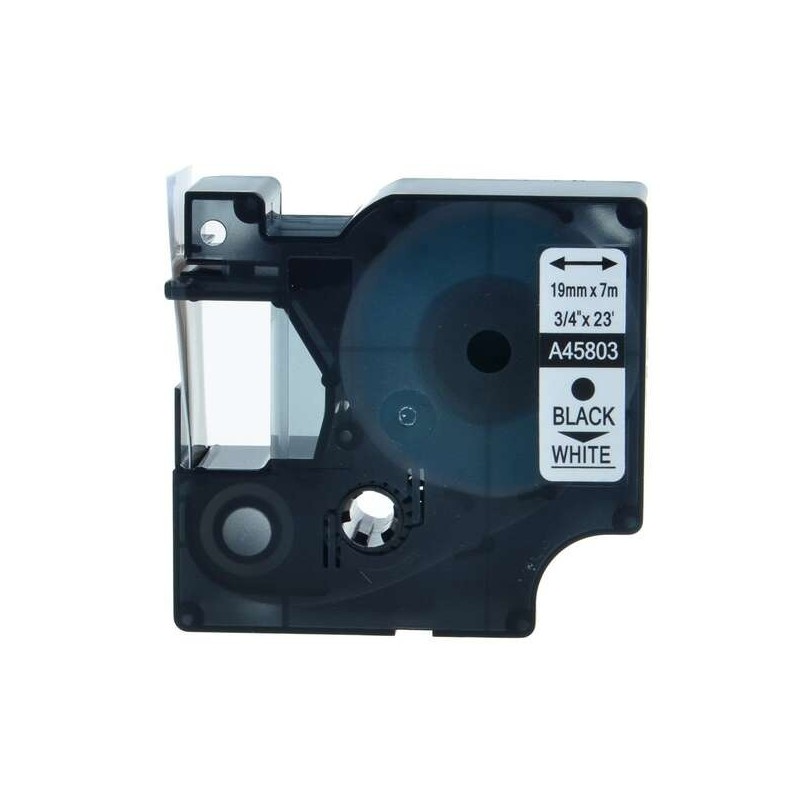NASTRO ETICHETTE COMPATIBILE D1 45803 S0720830 larghezza 19 mm x 7 metri