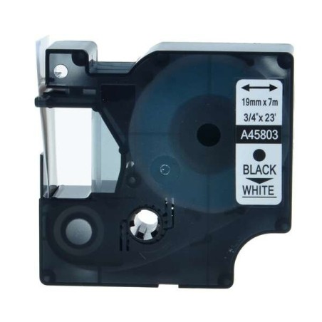 NASTRO ETICHETTE COMPATIBILE D1 45803 S0720830 larghezza 19 mm x 7 metri