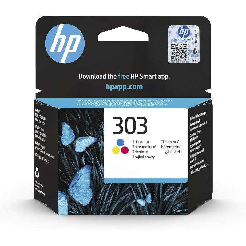 CARTUCCIA INCHIOSTRO ORIGINALE HP T6N01AE 303 COLORE Inspire 7220e