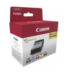 MULTIPACK 5 CARTUCCE ORIGINALI CANON 2078C007 PGI580 CLI581 TR7500