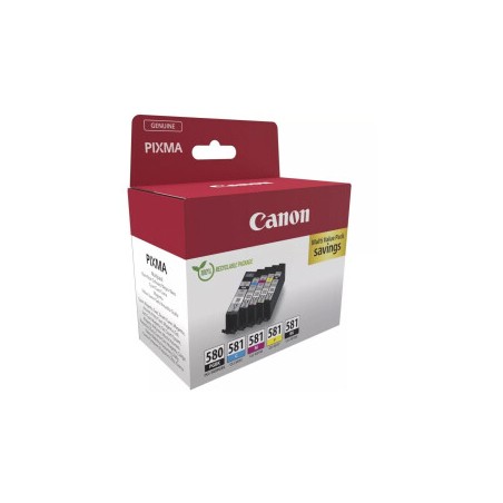 MULTIPACK 5 CARTUCCE ORIGINALI CANON 2078C007 PGI580 CLI581 TR7500