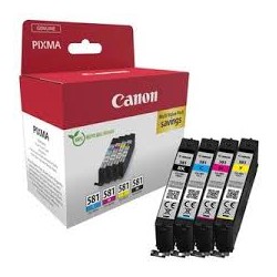 MULTIPACK 04 CARTUCCA ORIGINALE CANON 2103C007 CLI581 TR7500