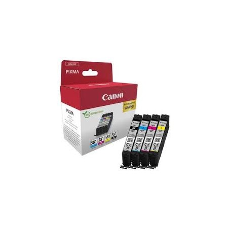 MULTIPACK 04 CARTUCCA ORIGINALE CANON 2103C007 CLI581 TR7500