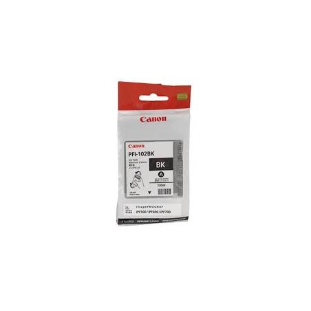 CARTUCCIA ORIGINALE CANON PFI-102BK PFI 102BK NERO DYE IPF 500 0895B001