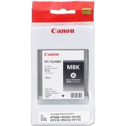 CARTUCCIA ORIGINALE CANON PFI-102MBK PFI 102MBK NERO MATTE DYE IPF 500 0894B001