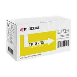 TONER ORIGINALE KYOCERA TK8735 TK-8735Y GIALLO 1T02XNANL0 TASKALFA 7052CI