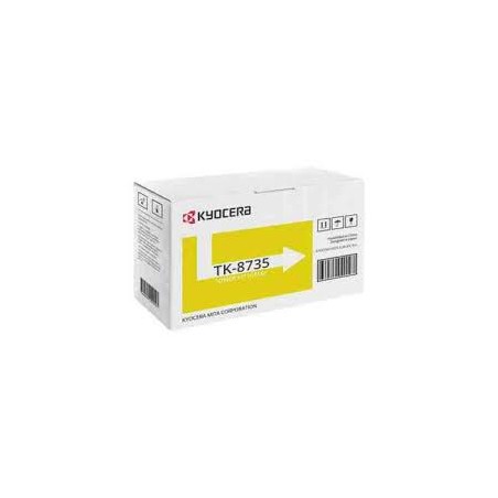 TONER ORIGINALE KYOCERA TK8735 TK-8735Y GIALLO 1T02XNANL0 TASKALFA 7052CI