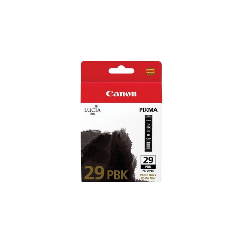 CARTUCCIA ORIGINALE CANON PRO1 4869B001 PGI29PBK PGI-29PBK NERO FOTO