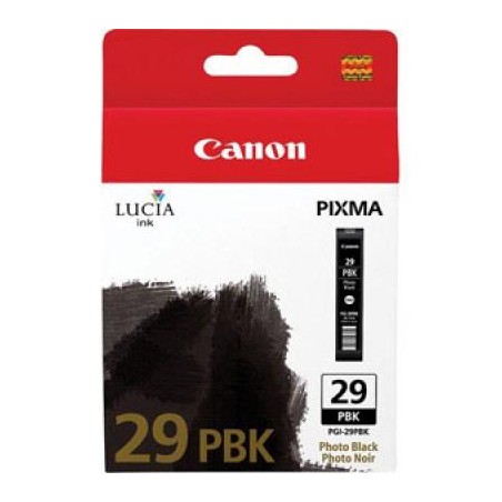 CARTUCCIA ORIGINALE CANON PRO1 4869B001 PGI29PBK PGI-29PBK NERO FOTO
