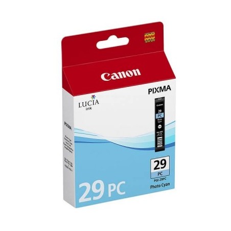 CARTUCCIA ORIGINALE CANON PRO1 4876B001 PGI29PC PGI-29PC CIANO FOTO