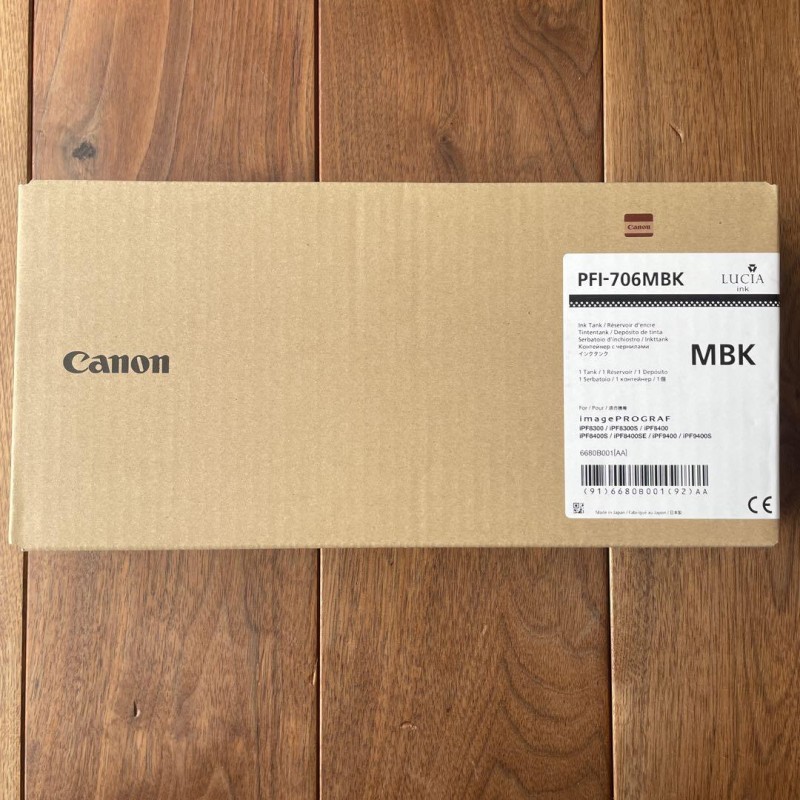CARTUCCIA ORIGINALE CANON PFI-706MBK PFI 706MBK NERO MATE imagePROGRAF IPF8300 6680B001