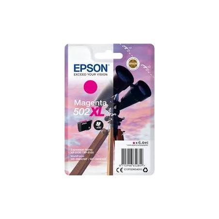 CARTUCCIA ORIGINALE C13T02W34010 BINOCOLO 502XL MAGENTA SURECOLOR B6000 SCF6070