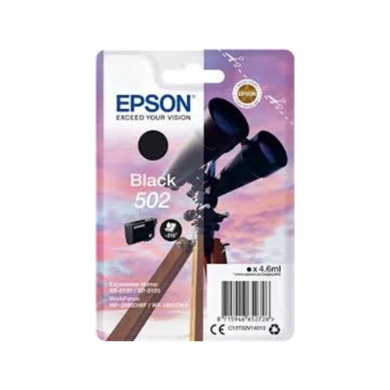 CARTUCCIA ORIGINALE C13T02V14010 BINOCOLO 502 NERO SURECOLOR B6000 SCF6070