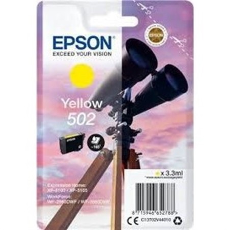 CARTUCCIA ORIGINALE C13T02V44010 BINOCOLO 502 GIALLO SURECOLOR B6000 SCF6070